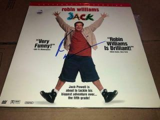 Rare Robin Williams Signed Autographed Jack Laser Disc