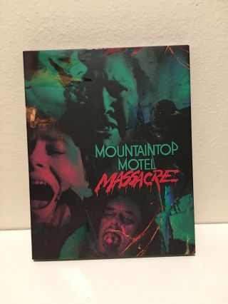 Vinegar Syndrome Blu - Ray/dvd Mountaintop Motel Massacre W/ Rare Oop Slipcover