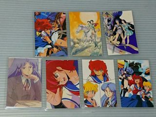 Project A Ko Arion Trading Laminated Card Set Of 7 Retro Rare Japan Anime M1