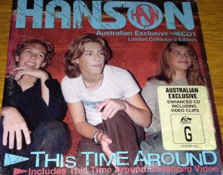 Hanson This Time Around Australian Edition Cd1 Cd Single Rare 2000 If Only