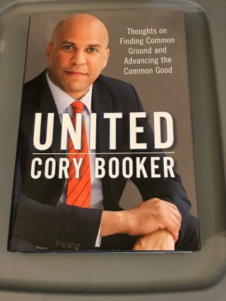 Cory Booker Signed Book President 2020 Candidate Vice United Auto Autograph Rare