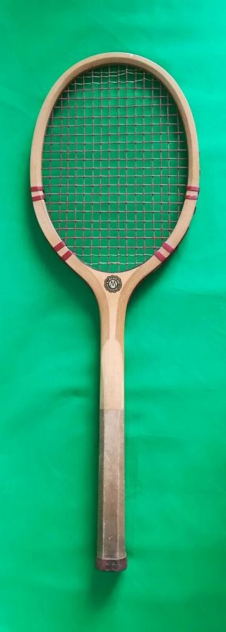Very Rare Antique Magnan Columbia Tennis Racket 1920 - 1925