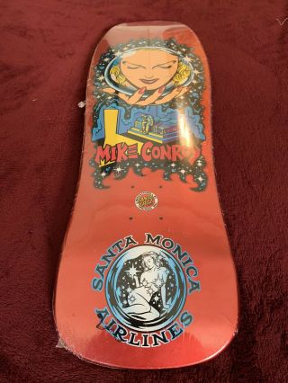 SMA Mike Conroy Crystal Ball Santa Cruz Skateboard Deck Old School Shape Reissue 3