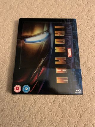 Iron Man Blu Ray Steelbook Zavvi Lenticular Extremely Rare