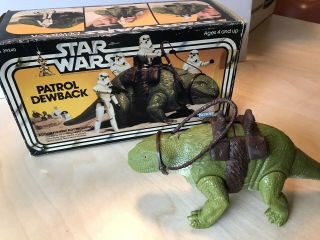 Star Wars Patrol Dewback Vintage In The Box 1979 Rare