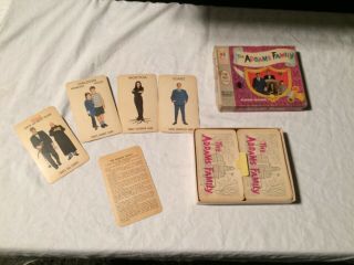 Vintage Rare Tv Series 1964 Milton Bradley The Addams Family Card Game Complete