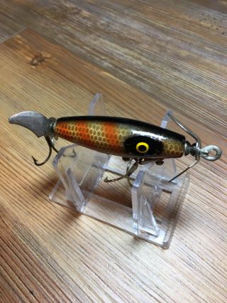 Vintage Fishing Lure Rare Barracuda Pee Wee Tough Old Florida Bait W/Box 3