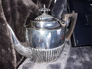Vintage Walker And Hall Silver Plate Teapot