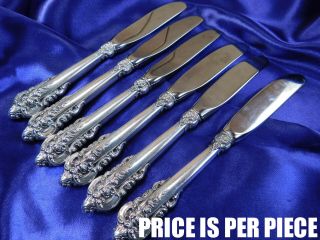 Wallace Grande Baroque Sterling Silver Butter Knife -