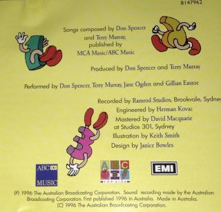 Don Spencer And Terry Murray Having Fun With Numbers CD Rare ABC For Kids 2