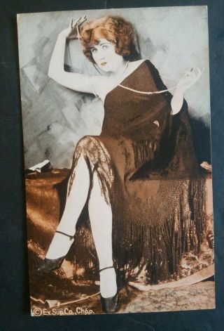 EXHIBIT SUPPLY EARLY 1920s COLOR PINUP ARCADE EXTREMELY RARE 2cardsLot2 3