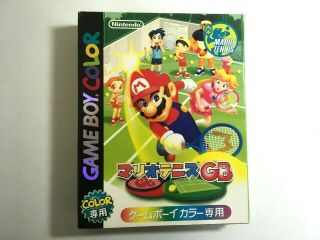 Mario Tennis Gb/game Boy Color/free Shiping/from Japan/nintendo/mario/2000/rare