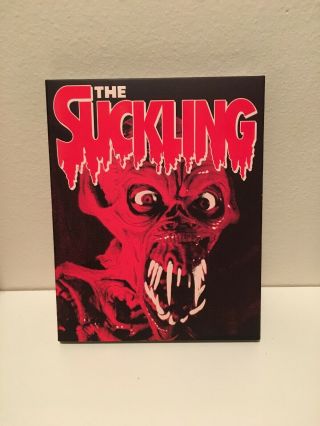 Vinegar Syndrome 2019 Blu - Ray/dvd The Suckling W/ Rare Oop Slipcover