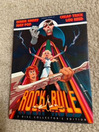 Rock And Rule (dvd,  2005,  2 - Disc Set,  Collectors Edition) Rare Oop Music
