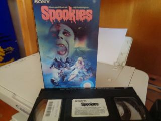 Spookies Vhs Rare 1985 Horror Movie And Wild Perfect For The Vhs Freaks