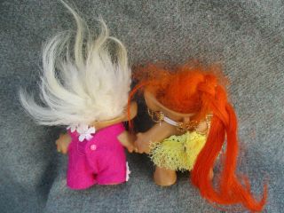 VINTAGE 1960s DAM WISH - NIKS TROLL 4 DOLLS & 3 TOTSY CARDED OUTFITS 3