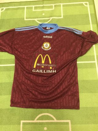 Rare Adidas Early 90’s Galway Ireland Irish Mc Donalds Football Xl Shirt