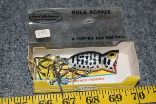 Vintage Arbogast Hula Popper Fishing Lure