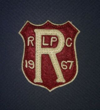 Rare Vintage Polo Ralph Lauren R Shield Patch