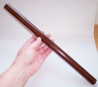 Antique Vintage Rosewood Wooden Rolling Rule Ruler L5 " Long Architect Engineer