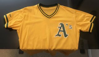 Vintage & Rare - Oakland A’s Rawlings 1980s Batting Practice Jersey