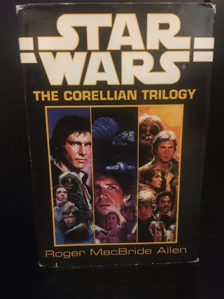 Star Wars: The Corellian Trilogy.  3 Books In 1.  Rare Hardcover Trilogy Edition