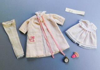 S25 Vintage Skipper Doll Outfit Pajamas Robe 1909 Dreamtime 2