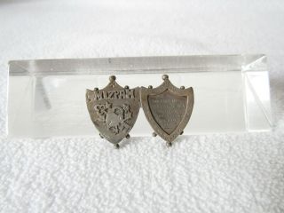 Antique Victorian Solid Silver Mizpah Sweetheart Brooch Circa 1900 Af