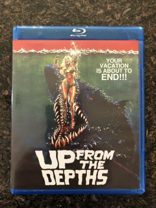 Up From The Depths Blu Ray Scream Factory Roger Corman Rare Oop Limited Edition