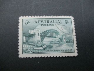 Australian Pre Decimal Stamps: 5/ - Bridge Cto - Rare (i107)
