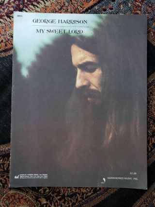George Harrison My Sweet Lord Sheet Music.  Extremely Rare
