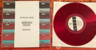 Depeche - Mode - Mega Rare - Red Colour Lp - A Broken Frame - Remix Part 1 - 12inch,