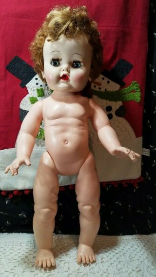 20 " Vintage Effanbee Red Head Baby Doll