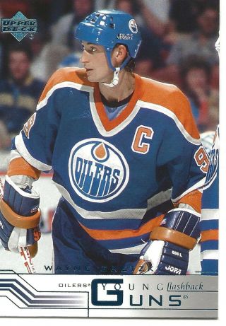 Rare Wayne Gretzky 2001 - 2002 01 - 02 Upper Deck Young Guns Card 424 Sp