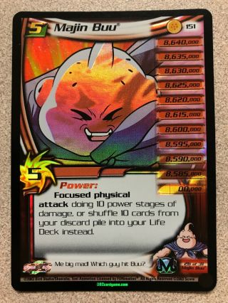 Majin Buu 151 Dragon Ball Z Card | Majin Buu Set | Ultra Rare | Near