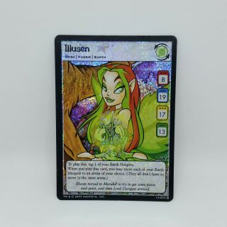 Illusen - Neopets Trading Card Game 14/234 Rare Holo Foil,  2003
