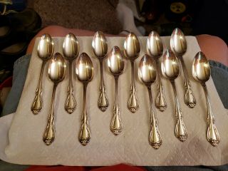 Oneida Wm A Rogers Silver Plate Chalice / Harmony 1958 Oval Soup Spoon 7 - 1/8 "