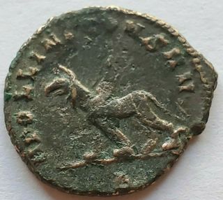 Rare Ae Antoninianus Of Gallienus Zoo Series Gryphon Apollini Cosn Avg Griffin