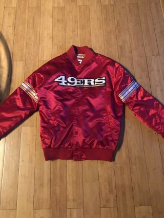 San Francisco 49ers Satin Starter Jacket (rare,  Vintage,  Vtg,  Giii)