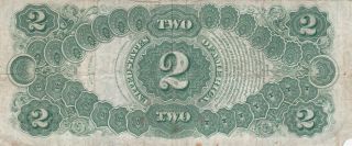 2 DOLLARS FINE BANKNOTE FROM USA 1917 PICK - 188 RARE 2