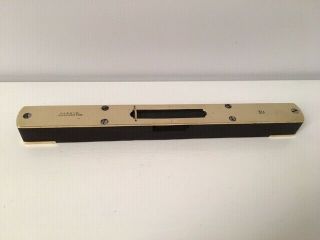 Antique Rare Gleave (joseph Gleave) 9 Inch Spirit Level With Protected Top Plate