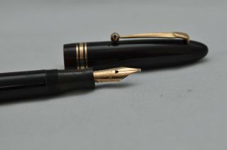Lovely Rare Vintage Mabie Todd Swan Leverless 4250 Torpedo Fountain Pen Flex Tip