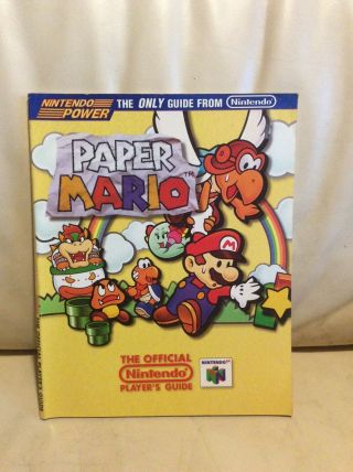 Paper Mario Nintendo 64 N64 Official Video Game Guide Rare