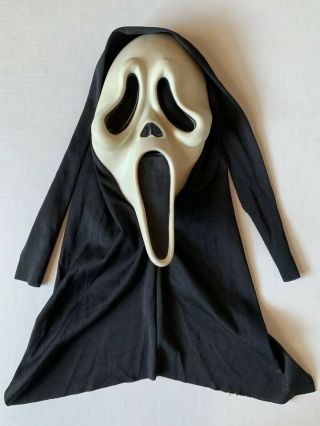 Rare Scream 2 Ghostface Fearsome Faces Fun World Cloth Mask True Rds Mk Stamp