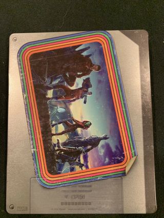 Guardians Of The Galaxy Vol 1 2014 3d Blu - Ray Best Buy Exclusive Steelbook Rare