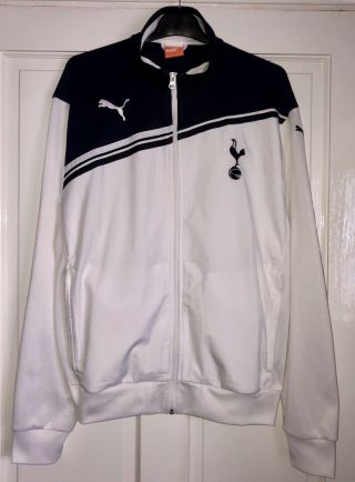 Tottenham Hotspur Football Track Top Xl Puma Anthem Jacket Rare Shirt 2010 Spurs
