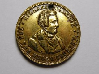 1856 Millard Fillmore Presidential Campaign Medal / Token Xf Rare