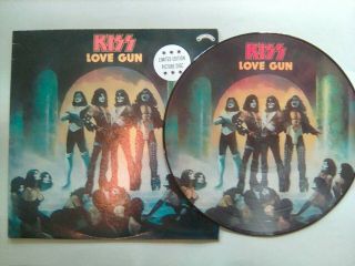 Kiss Love Gun Rare Vinyl Lp Record.  Dressed Monster Crazy Elder Revenge Circus