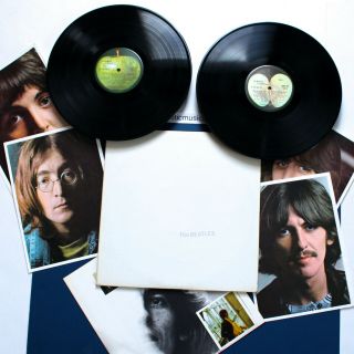 Vintage Beatles The White Album Vinyl Lp Ex Paul Mccartney John Lennon Rare