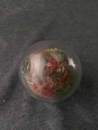 Antique 19th Century Glass Thread Sewing Ball